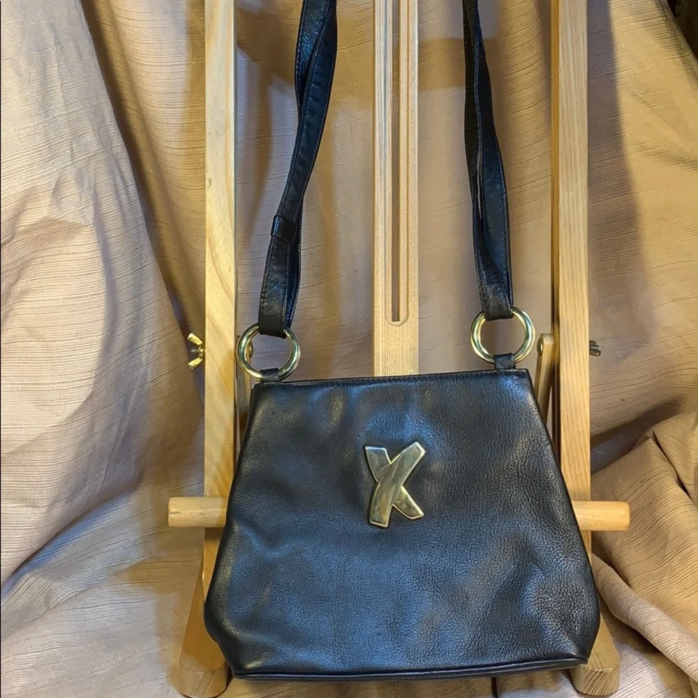 Paloma Picasso Made in Italy leather EVC rare bag